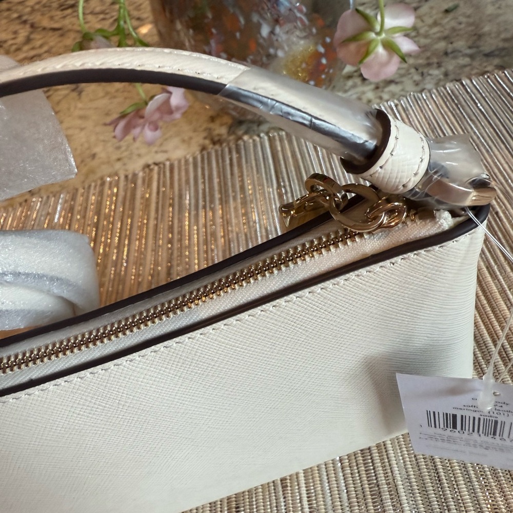 NEW kate spade new york Leather Sadie Crossbody In Meringue #KE594 - Picture 12 of 15